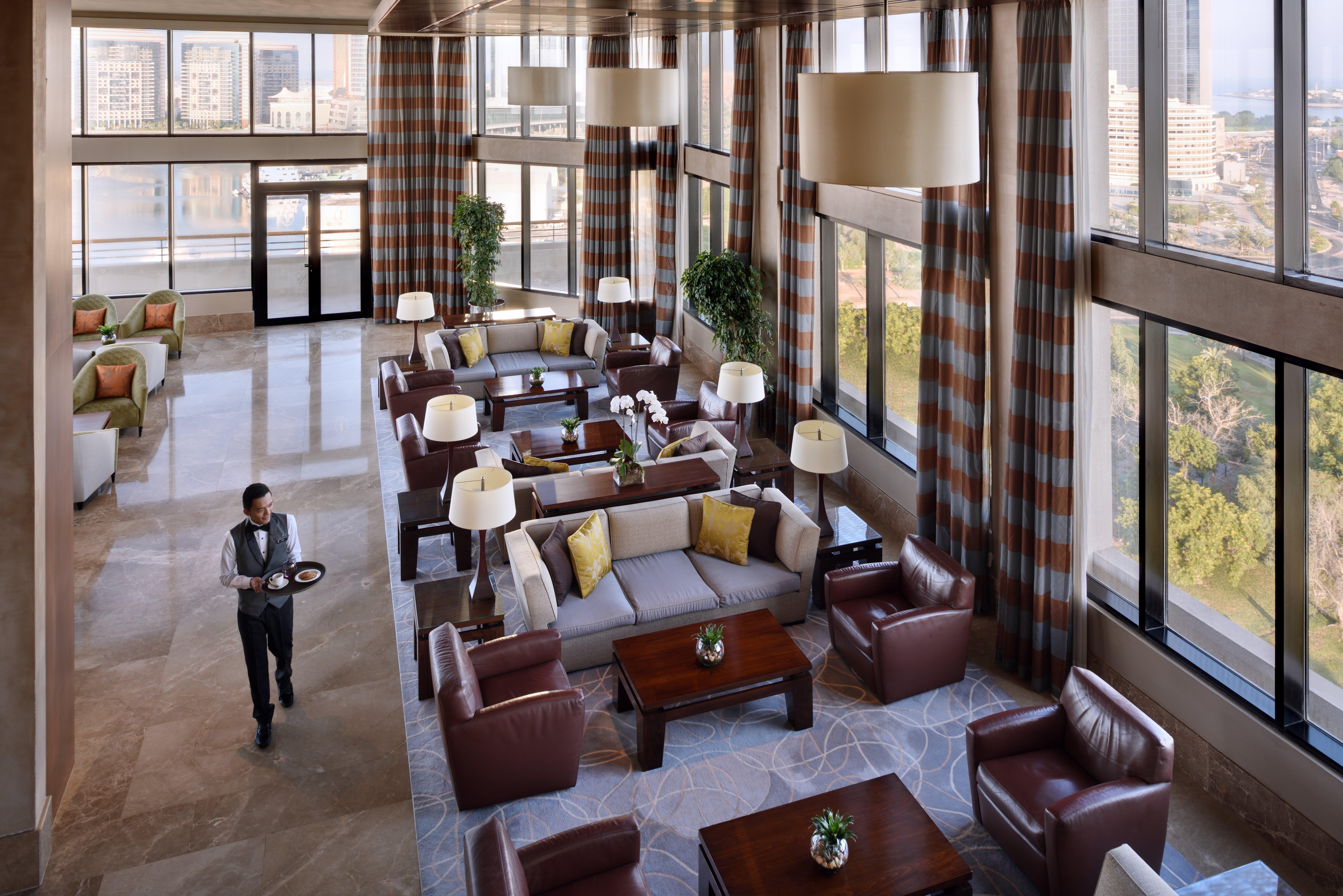 Intercontinental Abu Dhabi By Ihg Hotell Eksteriør bilde The lounge at the airport